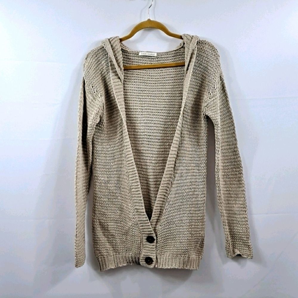Banana Republic hooded beach tunic sweater NWOT